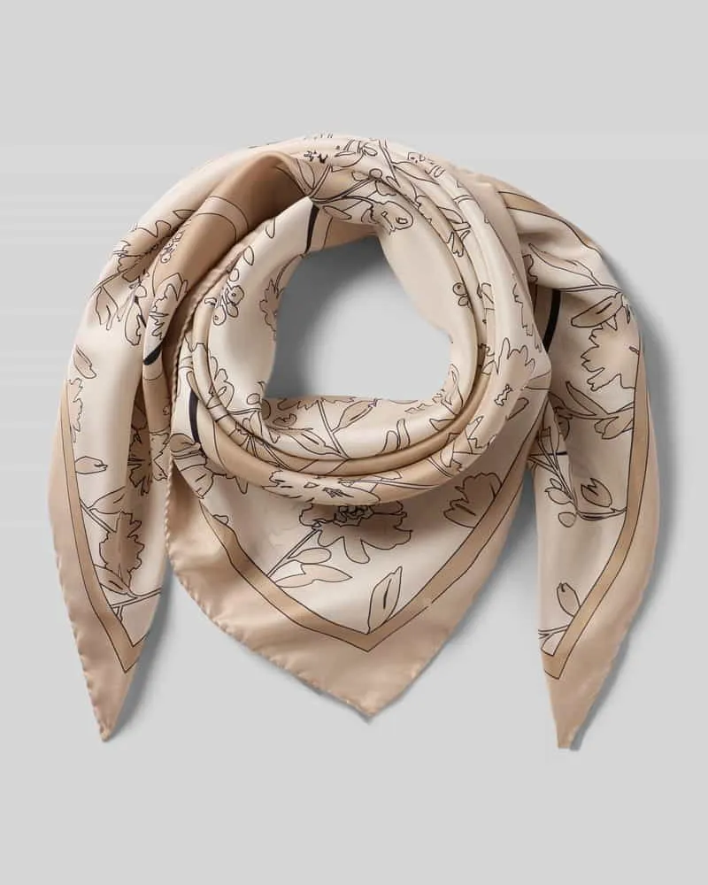 HUGO BOSS Tuch aus reiner Seide Modell 'LAINY Offwhite