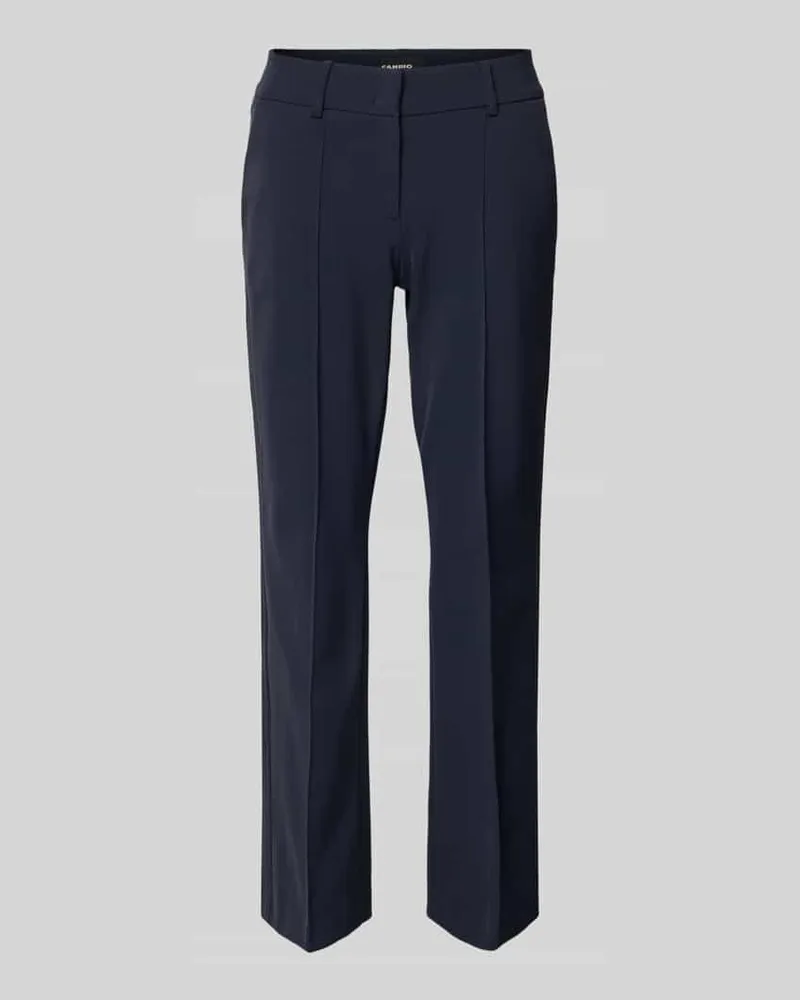 Cambio Flared Stoffhose in verkürzter Passform Modell 'FARAH Marine