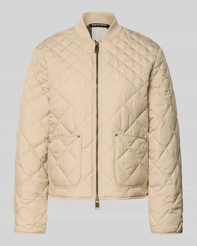 Fuchs Schmitt Steppjacke mit Eingrifftaschen Beige