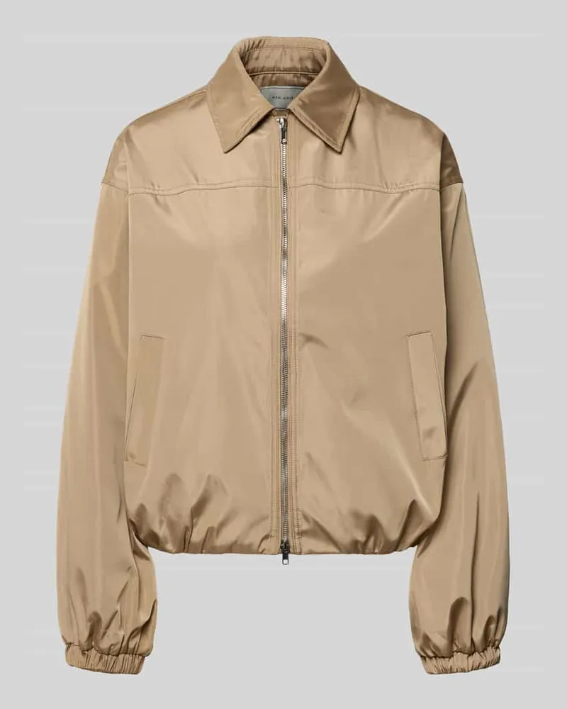Neo Noir Bomberjacke mit Eingrifftaschen Modell 'Dande Beige