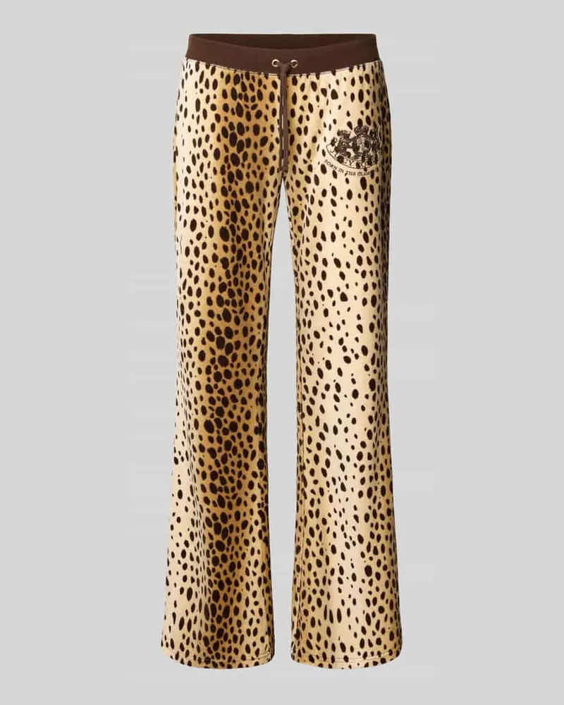 Juicy Couture Sweatpants mit elastischem Bund Hellbraun