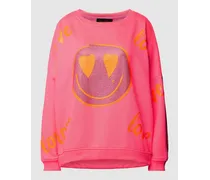 Sweatshirt mit Motiv-Print Modell 'LOVE HARDFACE