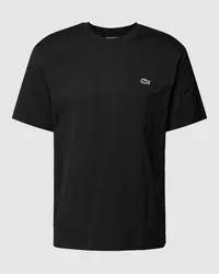 Lacoste T-Shirt mit Logo-Detail Modell 'BASIC ON Black