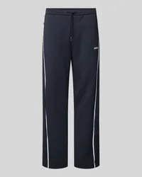 HUGO BOSS Sweatpants mit Label-Detail Modell 'Hadim Dunkelblau