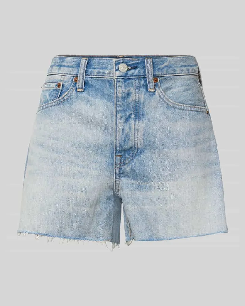 Ralph Lauren Relaxed Fit Bermudas aus reiner Baumwolle Jeansblau