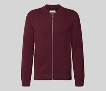 Regular Fit Strickjacke aus reiner Bio-Baumwolle Modell 'AGAAMON