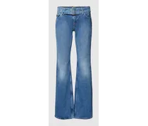Flared Jeans mit Gürtel Modell 'SOPHIE