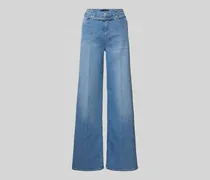 Wide Leg Jeans mit Gürtel Modell 'Sventy B