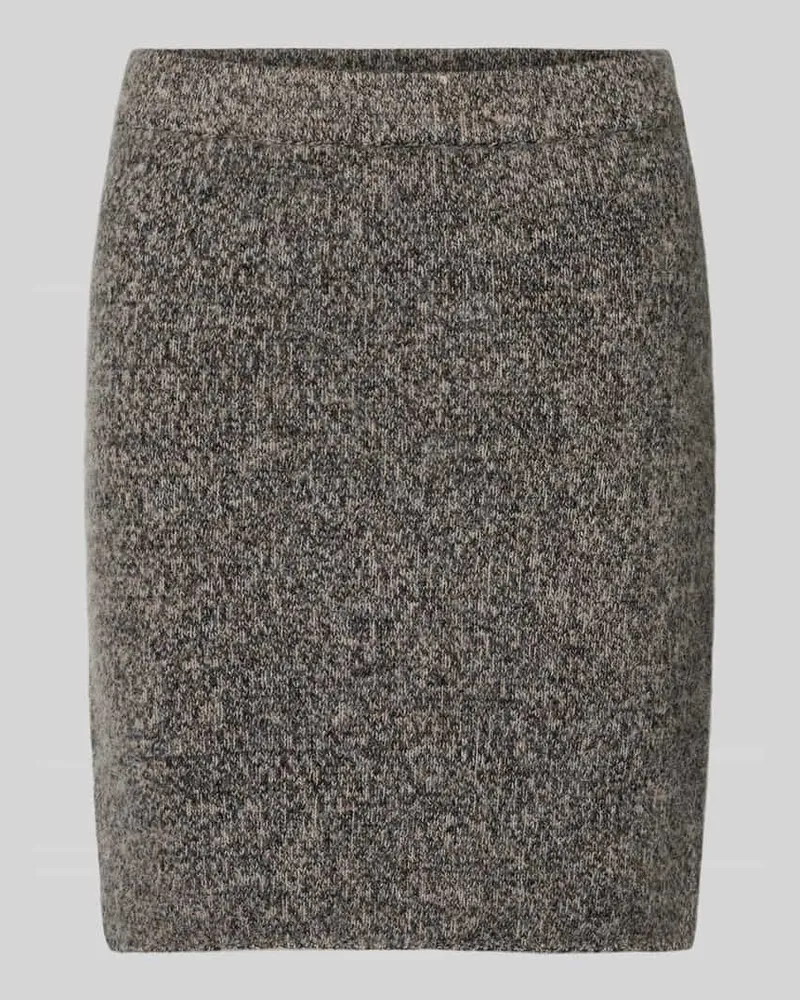 Samsøe & Samsøe Minirock mit elastischem Bund Modell 'KELSIE Mittelbraun