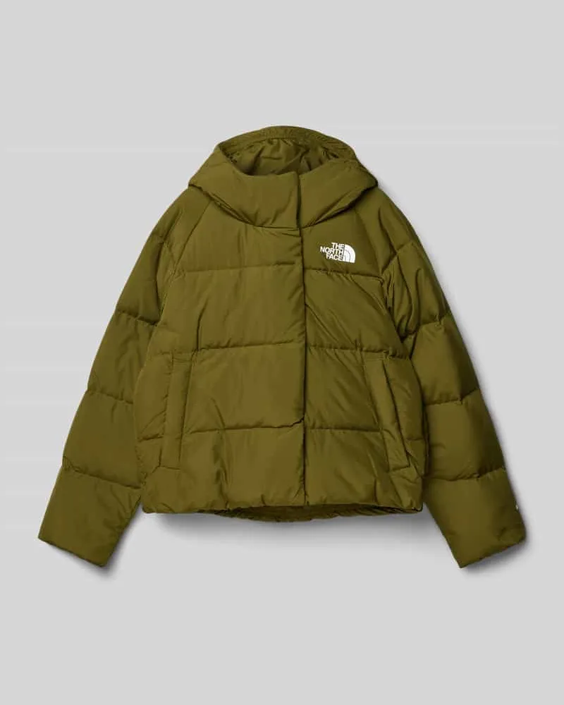 The North Face Comfort Fit Steppjacke mit Label-Print Modell 'NORTH DOWN Oliv