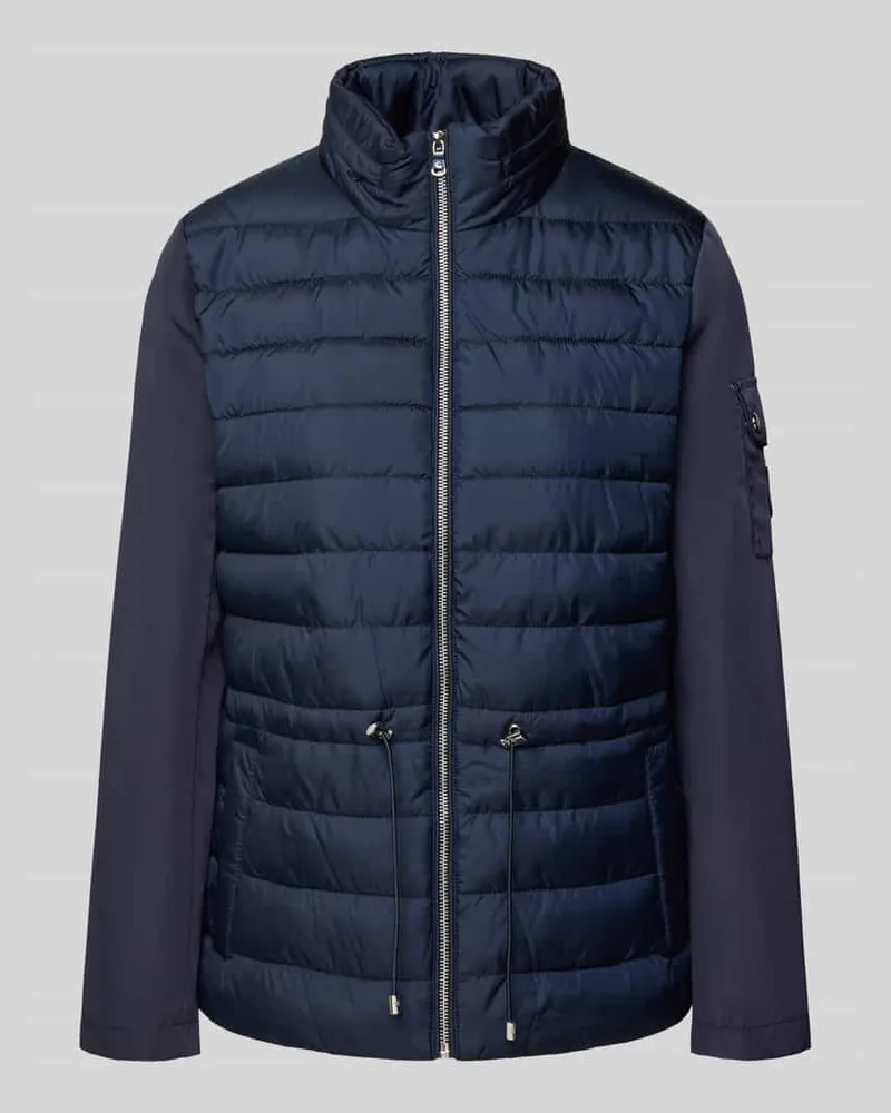 Ralph Lauren Steppjacke mit Stehkragen Dunkelblau