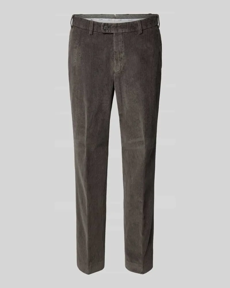 Hiltl Regular Fit Cordhose aus reiner Baumwolle Modell 'PARMA Anthrazit