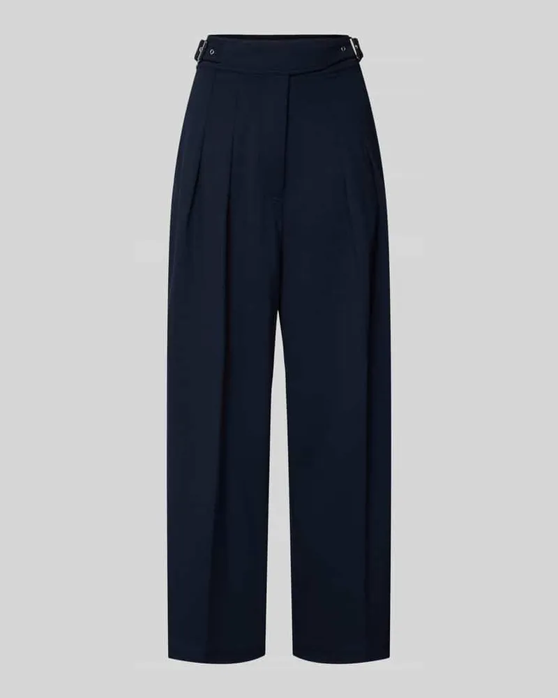 Ralph Lauren Cropped Hose mit Gürtel Modell 'ZATTARY Marine