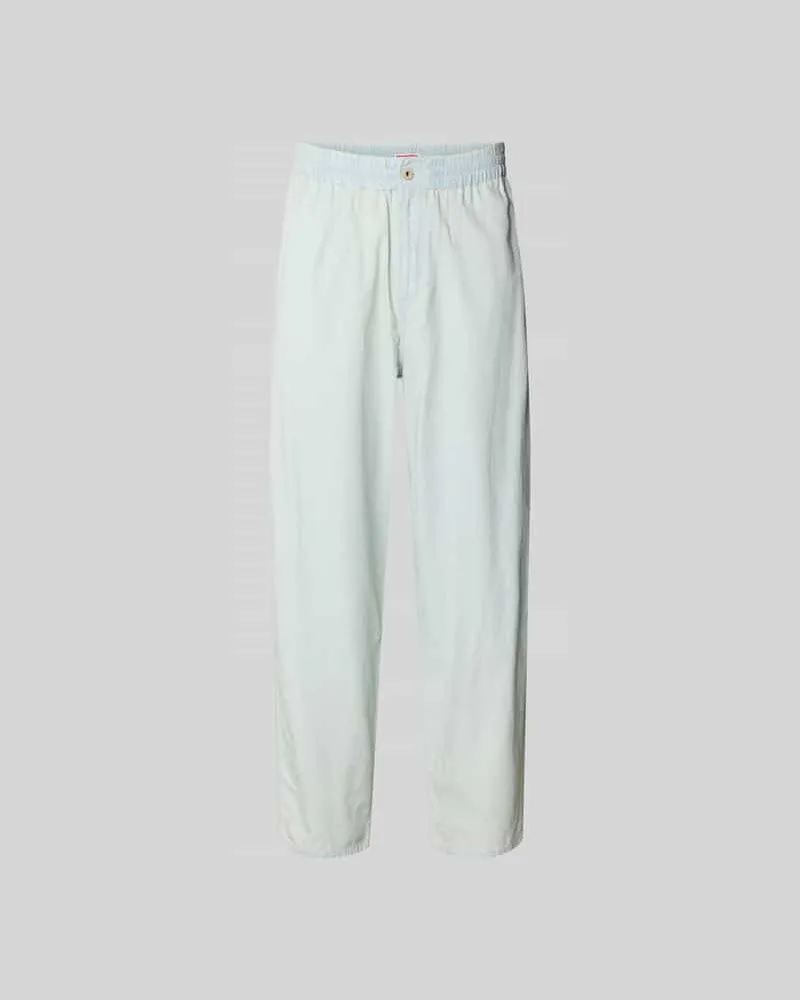 Kenzo Relaxed Fit Sweatpants in Denim-Optik Hellblau