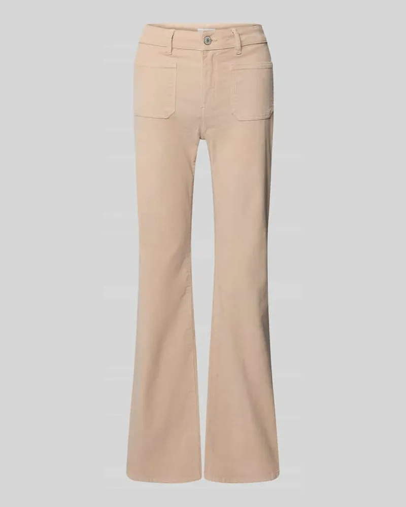 OPUS Flared Fit Cordhose in Cord-Optik Modell 'Ebbi Beige