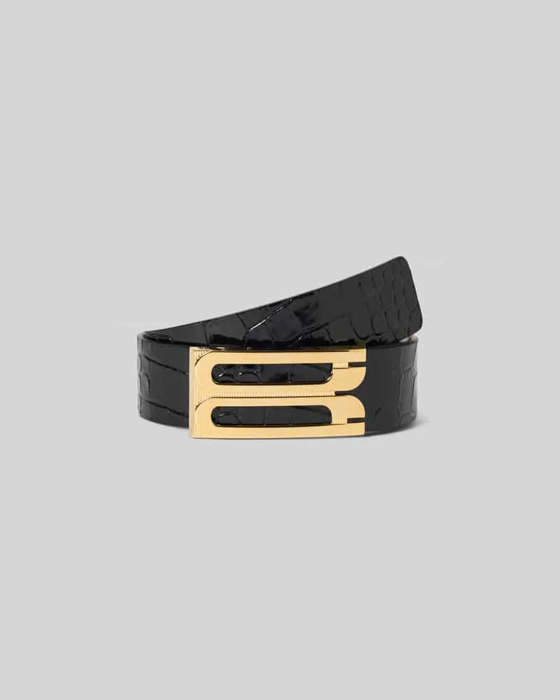 Victoria Beckham Gürtel mit Label-Detail Black