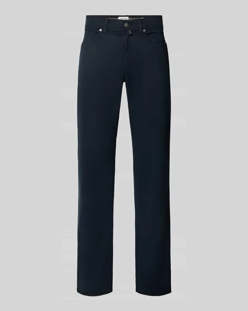 Pierre Cardin Straight Fit Chino aus elastischem Baumwoll-Mix Modell 'Lyon Marine