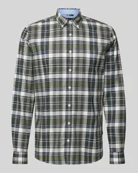 Maerz Regular Fit Freizeithemd mit Button-Down-Kragen Grass