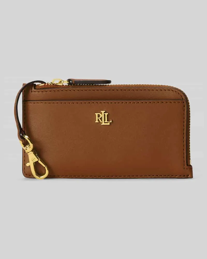 Ralph Lauren Geldbeutel aus Rindnappa Cognac