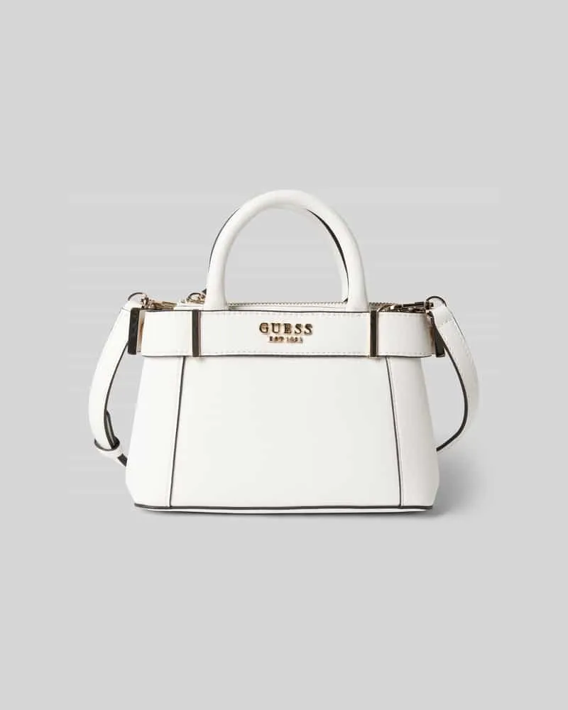 Guess Handtasche in Leder-Optik Modell 'ANADELA Weiss