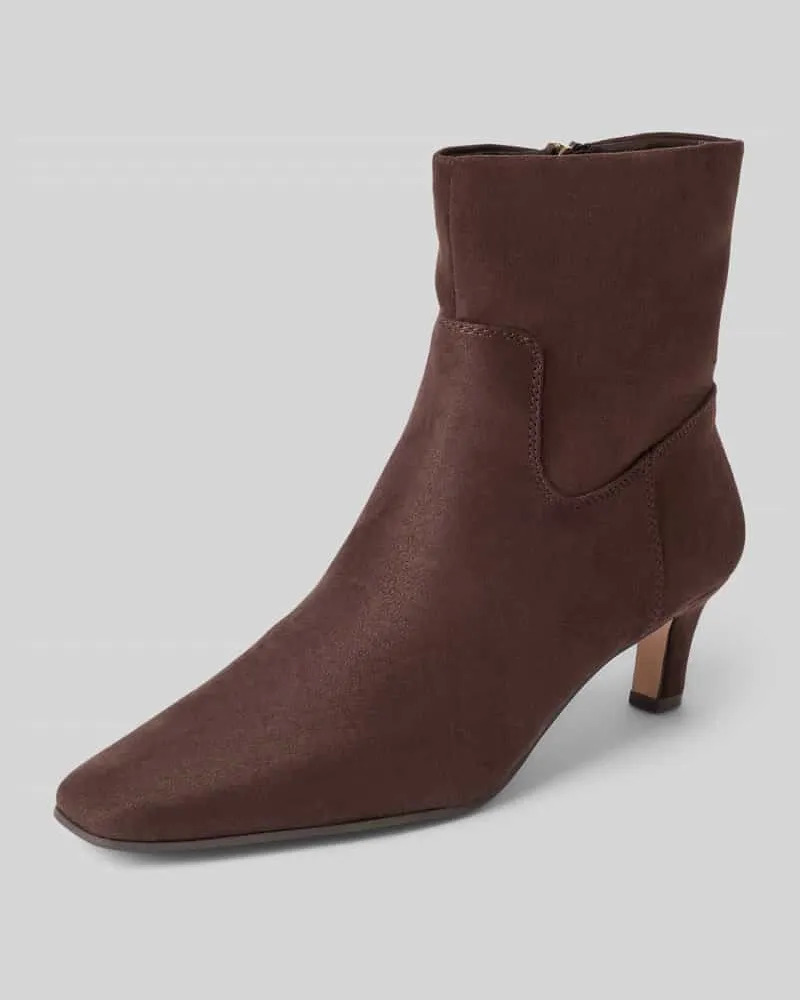 Steve Madden Stiefeletten mit Pfennigabsatz Modell 'Davis Dunkelbraun