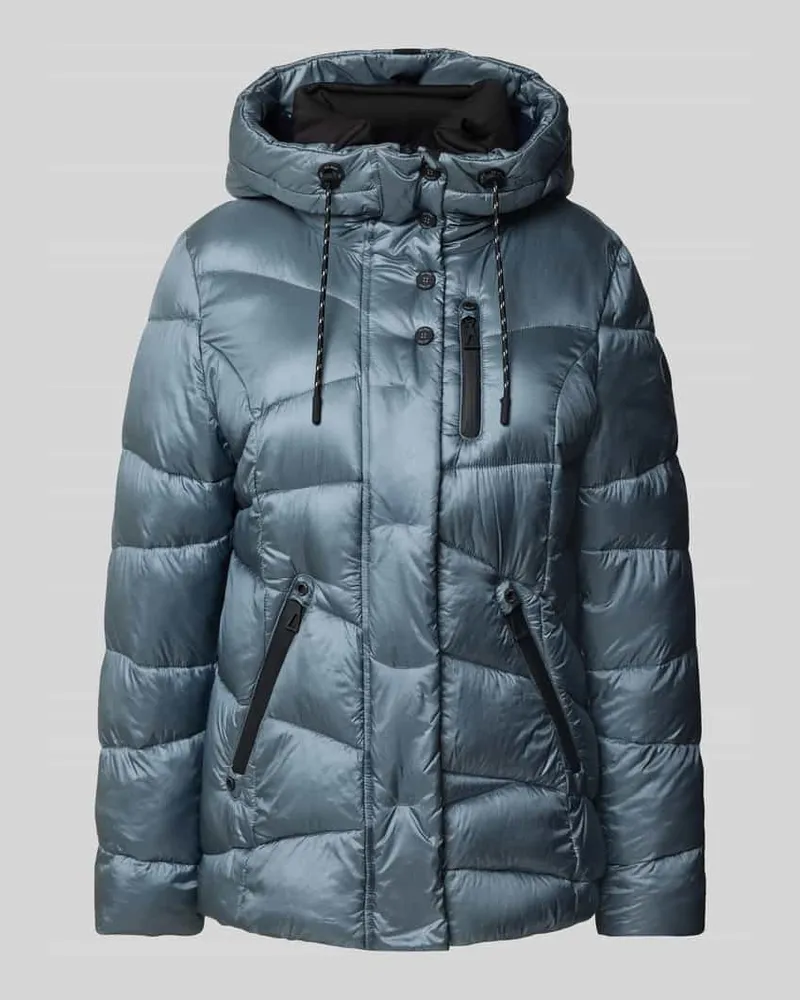 Gil Bret Steppjacke mit Kapuze Bleu
