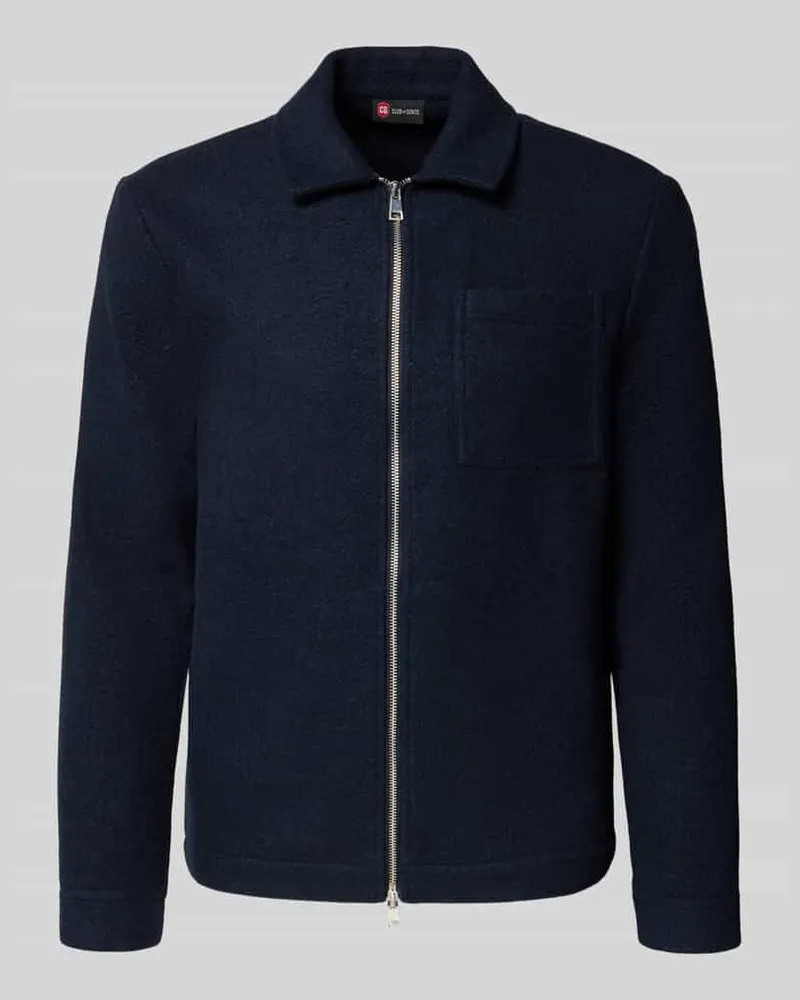 CG Jacke mit Zweiwege-Reißverschluss Modell 'JON Marine