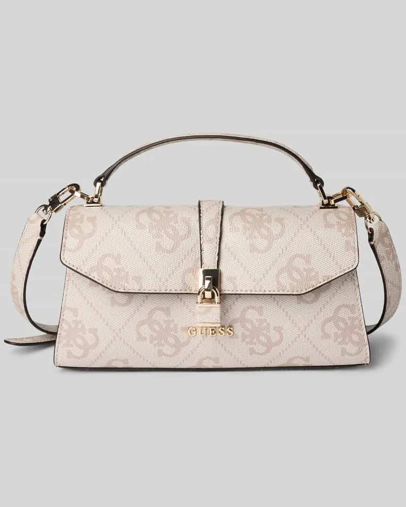 Guess Shoulder Bag in Leder-Optik Modell 'QUEENSLAND Stein