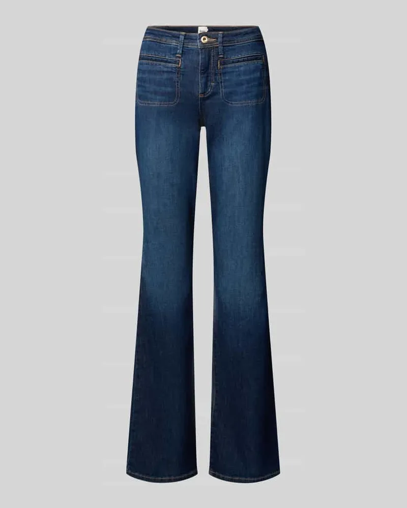 Brax Bootcut-Jeans aus Baumwoll-Mix Modell 'SHAKIRA Marine