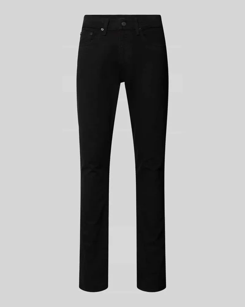 Ralph Lauren Slim Fit Jeans aus Baumwoll-Elasthan-Mix Modell 'SULLIVAN Black