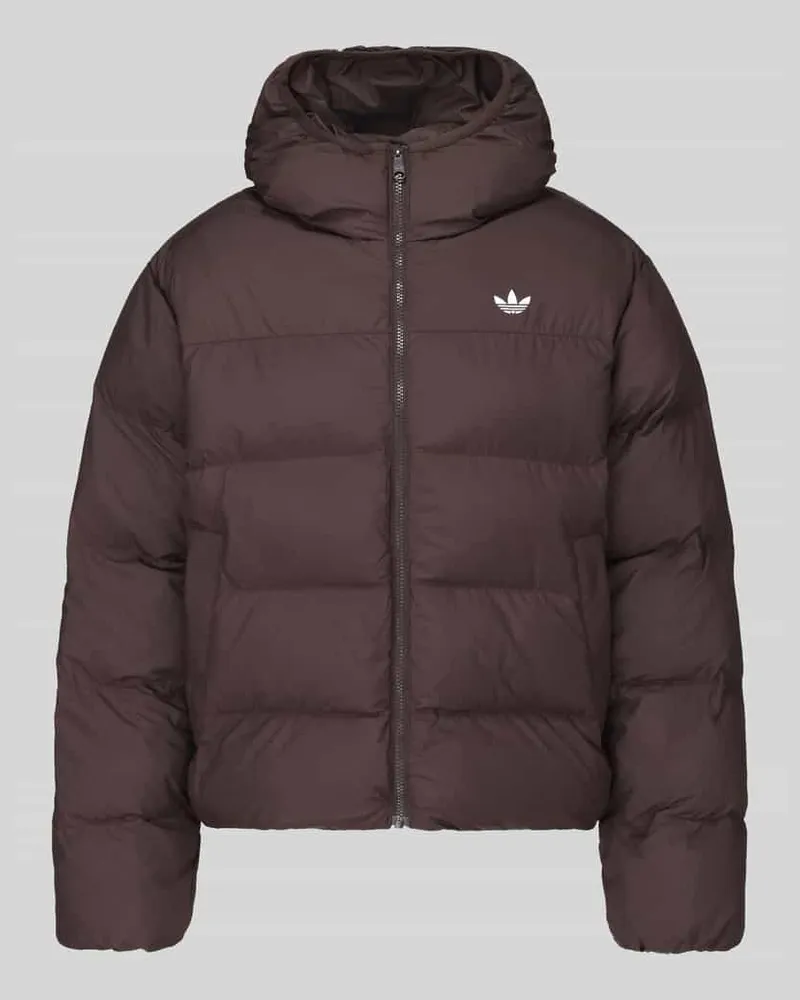 adidas Pufferjacke mit Kapuze Modell 'REGEN JKT Dunkelbraun