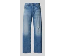 G-STAR RAW Boyfriend Jeans im Destroyed-Look Modell 'Bowey 3D Jeansblau