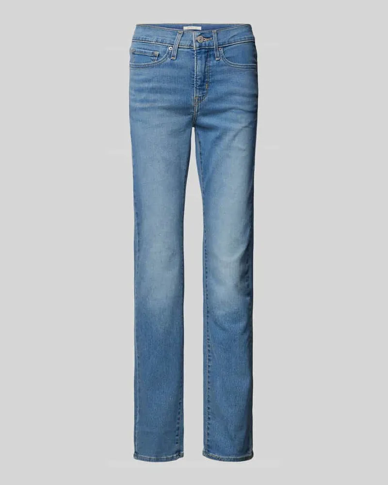 Levi's Slim Fit Jeans im 5-Pocket-Design Modell '312 Bleu