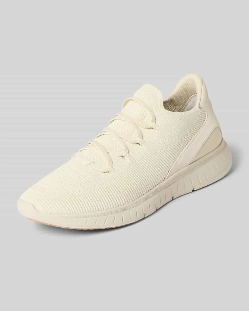 HUGO BOSS Sneaker mit Label-Stitching Weiss