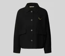 Regular Fit Overshirt aus Woll-Mix Modell 'LEONIE
