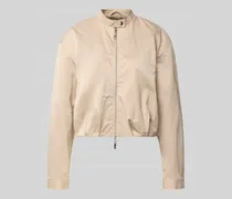 Cropped Jacke mit Zweiwege-Reißverschluss