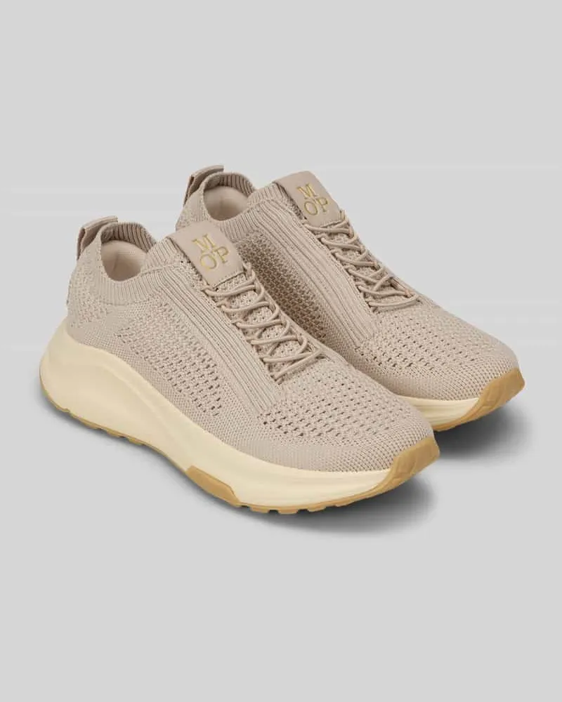 Marc O'Polo Sneaker mit Logo Detail Modell 'LIV Beige