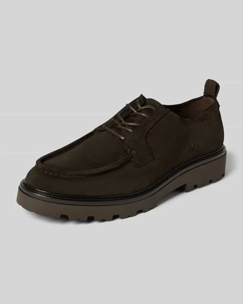 Marc O'Polo Schnürschuhe aus echtem Rindsleder Modell 'PHIL Dunkelbraun