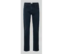 Slim Fit Jeans mit Label-Patch Modell 'OREGON