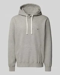 Tommy Hilfiger Loose Fit Hoodie mit Kapuze Hellgrau