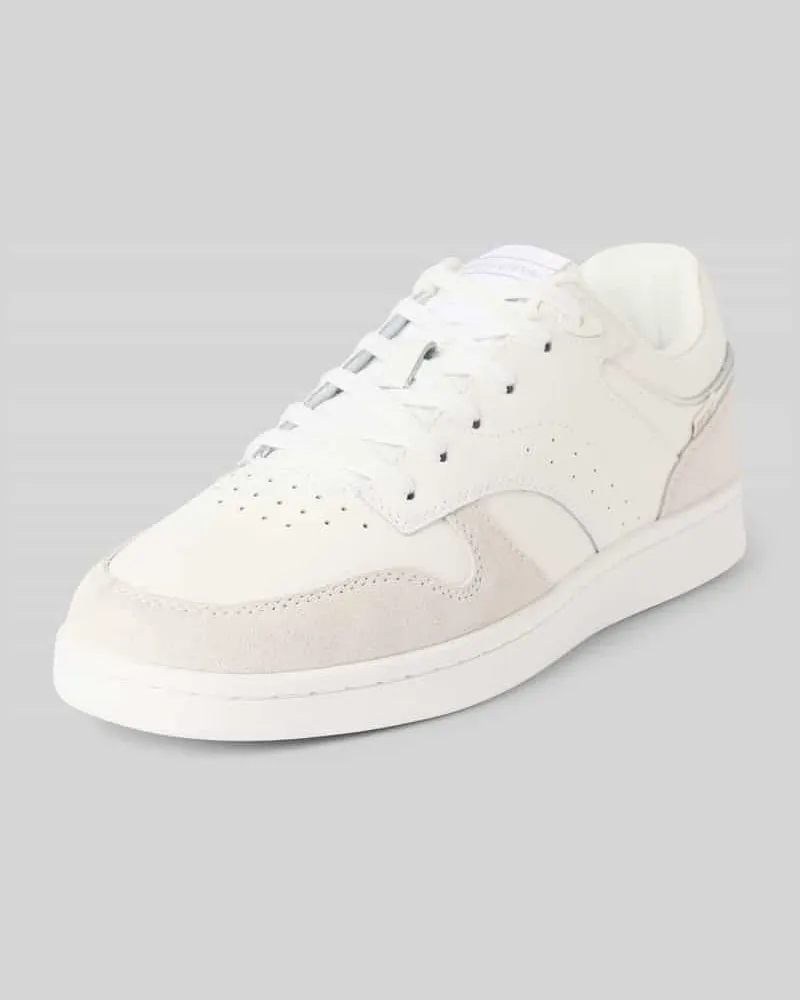 Marc O'Polo Low Top Sneaker aus echtem Leder Weiss