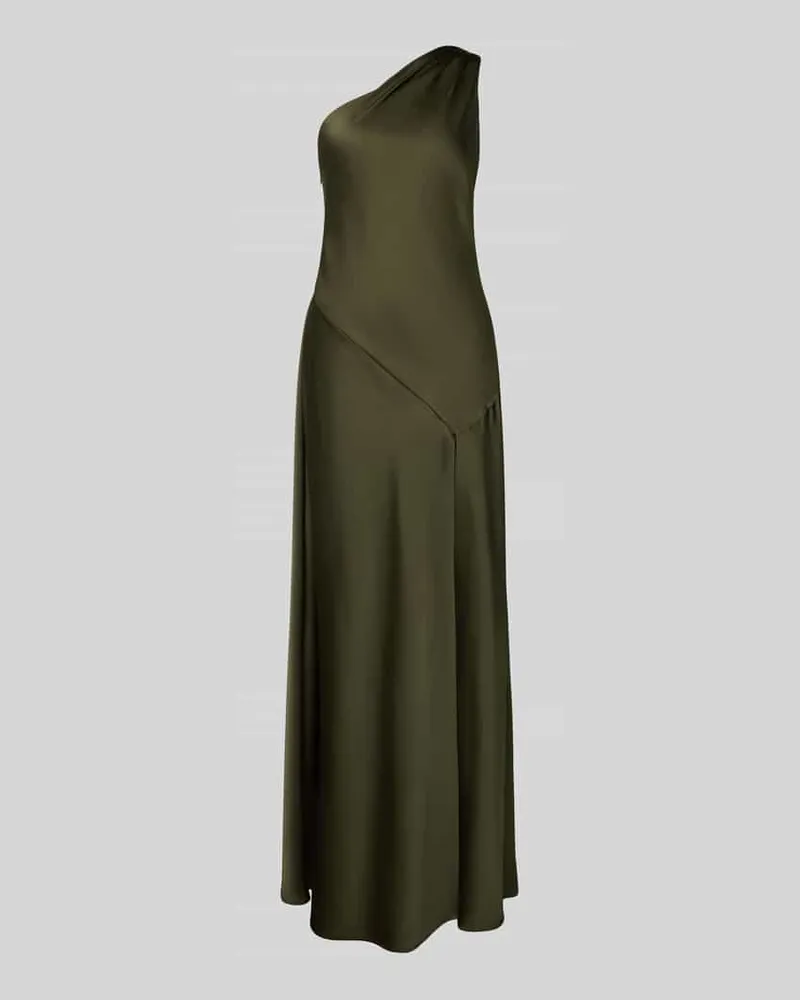 Adrianna Papell Regular Fit Abendkleid im One-Shoulder-Design Oliv