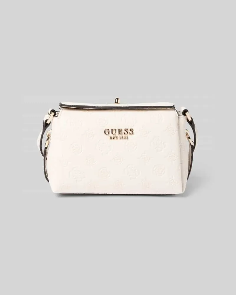 Guess Handtasche mit Label-Applikation Modell 'PHOEBE Offwhite
