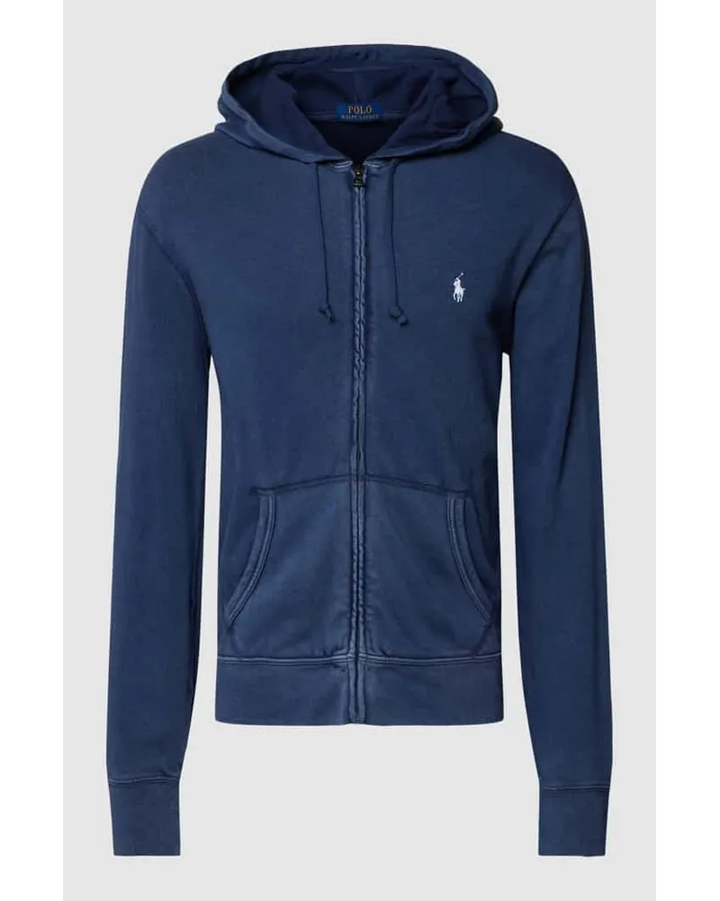 Ralph Lauren Sweatjacke aus reiner Baumwolle Marine