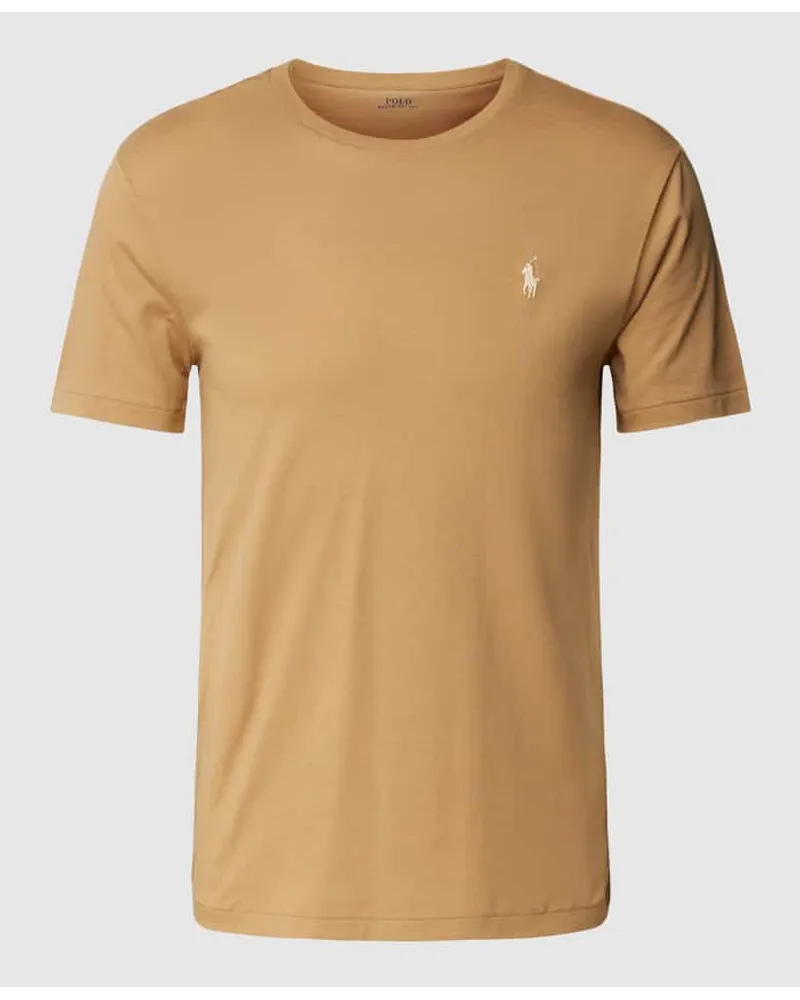 Ralph Lauren T-Shirt mit Rundhalsausschnitt Camel