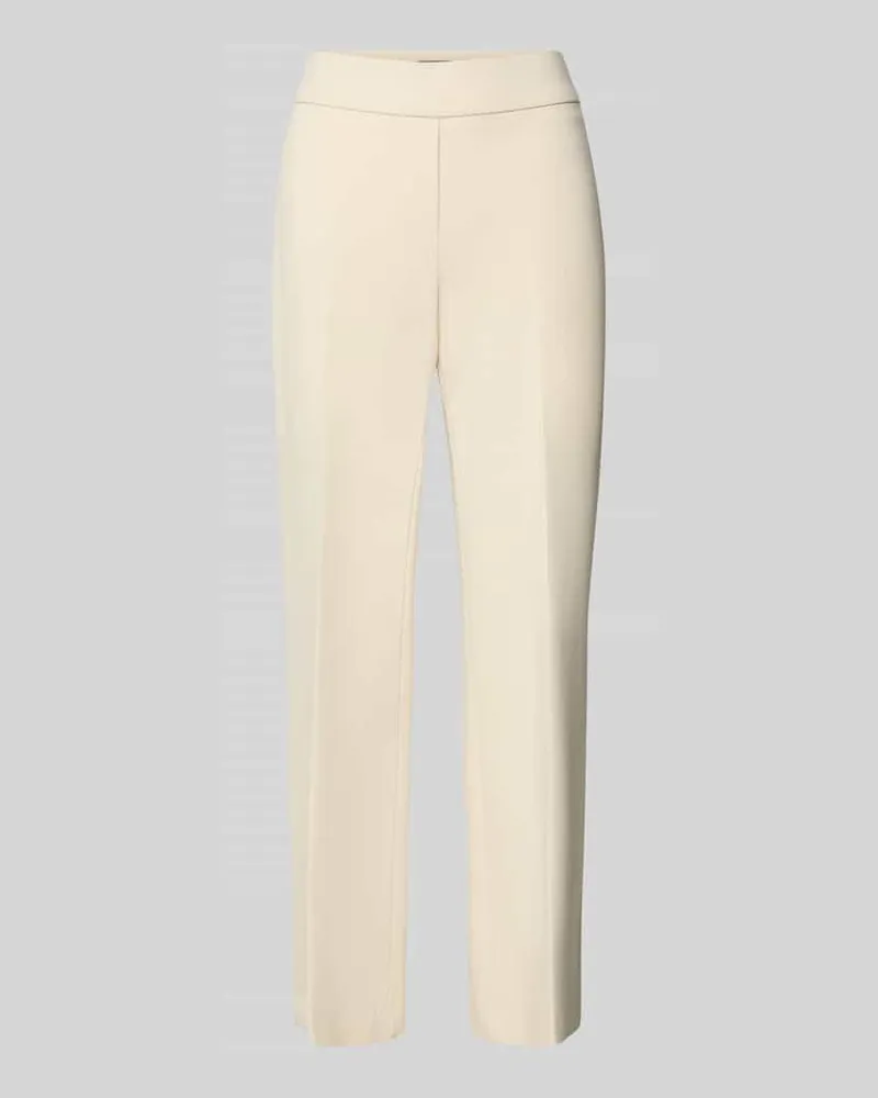 SEDUCTIVE  Stoffhose mit Bundfalten Modell 'NANETTE Ecru