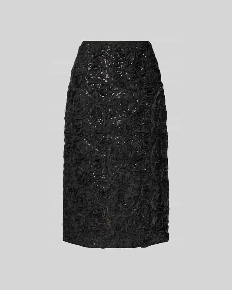 Baum und Pferdgarten Midirock mit Paillettenbesatz Black