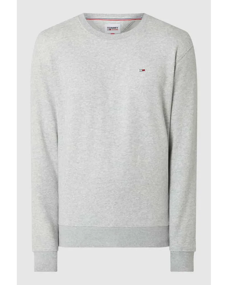 Tommy Hilfiger Sweatshirt mit Logo Hellgrau