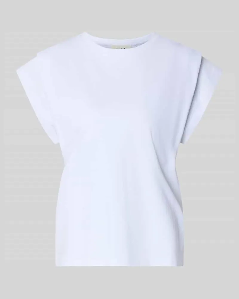 ba&sh T-Shirt mit Drapierungen Modell 'PIO Weiss