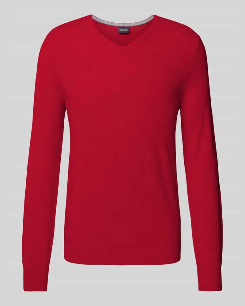 Christian Berg Strickpullover aus reinem Kaschmir Kirsche